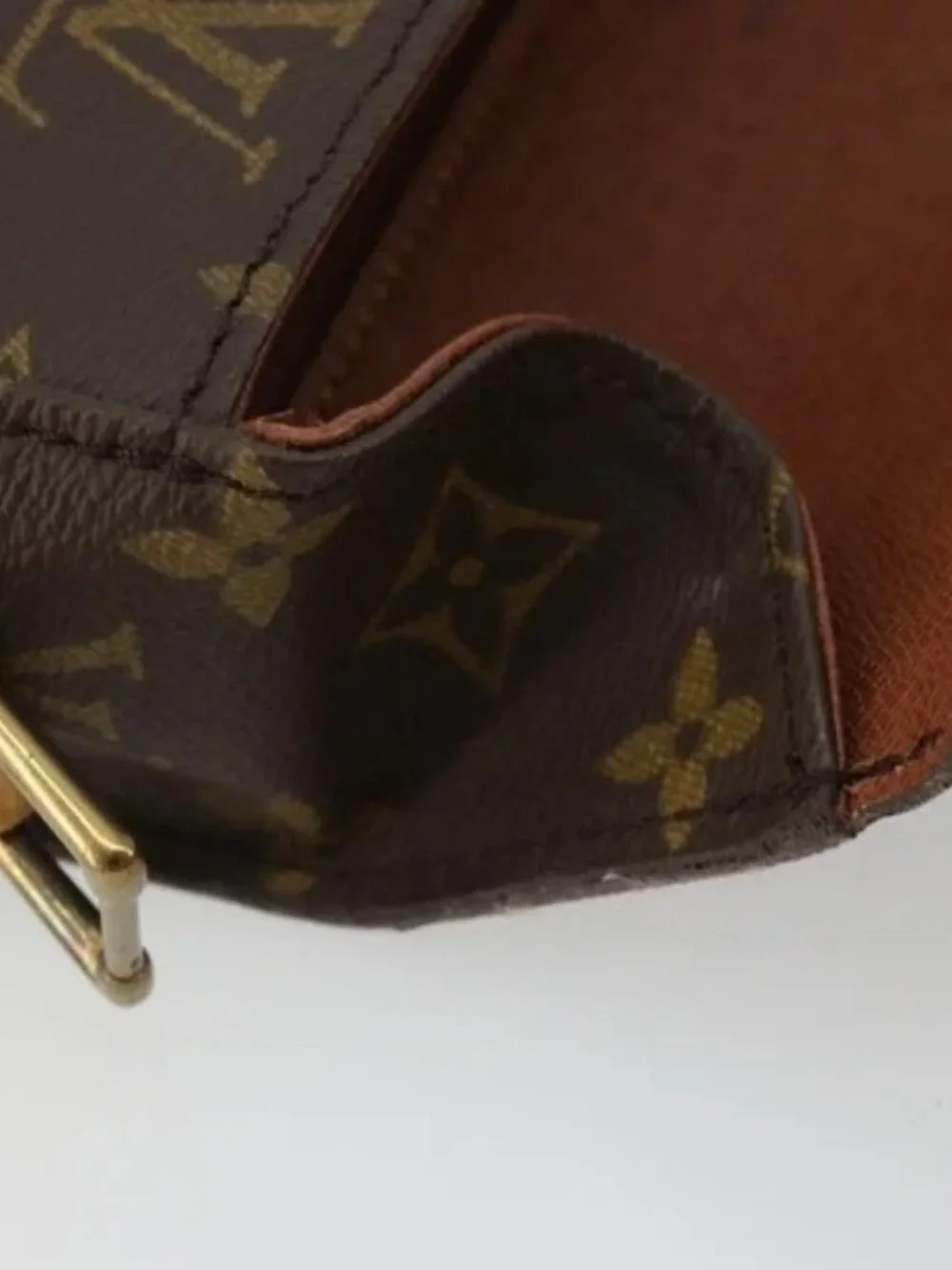 LOUIS VUITTON Monogram Saint Cloud GM Shoulder Bag M51242 LV Auth YKZ1218